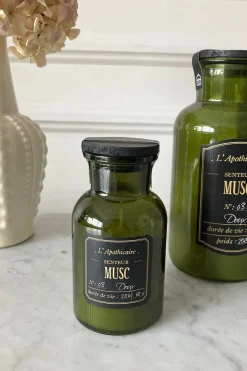 Cristina Oria Velas^Velas Pequeñas Perfumadas Con Tapa Negra En Frasco De Vidrio