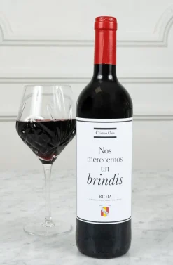 Cristina Oria Vinos Y Champagnes^Vino Cune Rioja Crianza "Nos Merecemos Un Brindis"